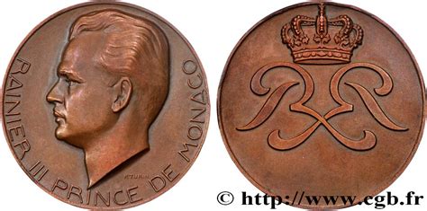 MONACO Médaille Rainier III Prince de Monaco fme 731085 Medals