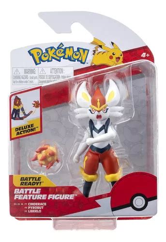 Jazwares Pok Mon Battle Feature Figure Serie Cinderace Meses Sin