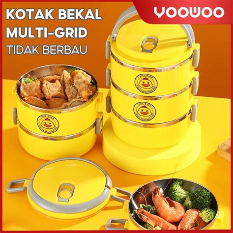 Jual Lunch Box Set Kotak Bekal Makan Tempat Makan Susun Lapisan