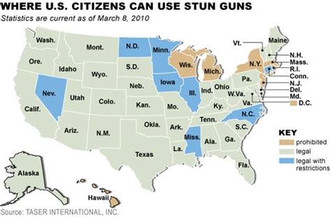 Taser Stun Gun Map Reptitactical