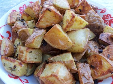 Thyme Roasted Potatoes Recipe Genius Kitchen