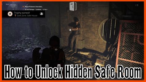 The Division How To Unlock Hidden Safe Room In Dark Zone Dark Zone