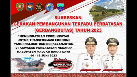 PENCANANGAN GERBANGDUTAS TAHUN 2023 OLEH MENKO POLHUKAM MENDAGRI DI