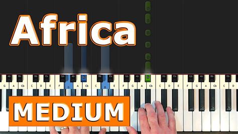 Toto Africa Piano Tutorial Easy [sheet Music] Piano Understand