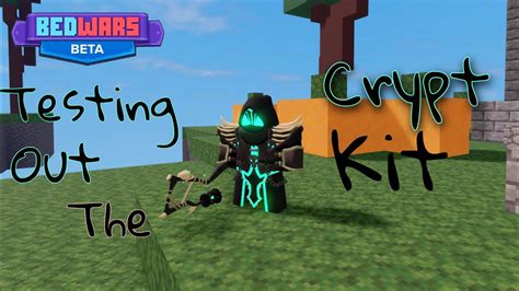 Testing Out The New Crypt Kit 👻 Roblox Bedwars Youtube