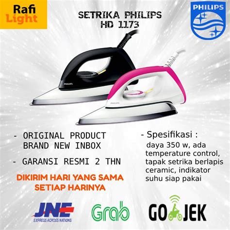 Jual Setrika Philips Hd Hd Garansi Resmi Philips Shopee