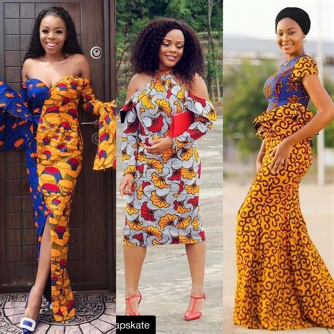 Bonitos Estilos De Vestidos De Ankara En Estampados De Cera Africanos