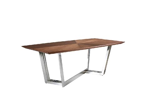 Mesa Comedor Ovalada Barril Nogal Angel Cerda S L