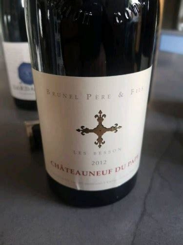 Brunel P Re Et Fils Les Besson Ch Teauneuf Du Pape Vivino Us