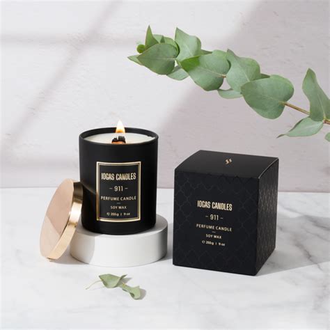 ЛУКСОЗНА СВЕЩ С ДЪРВЕН ФИТИЛ И ПАРФЮМНА КОМПОЗИЦИЯ 250гр. | IOGAS Candles