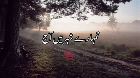 Tumhare Shehar Mein Poetry Statusparizaad Poetry Statusparizaad