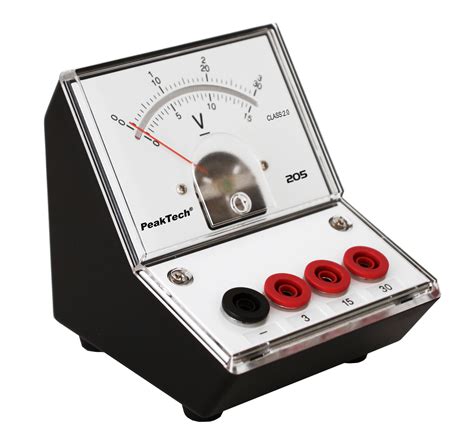 Peaktech® P 205 06 Analog Voltmeter 0 3v 15v 30v Dc P 205 06