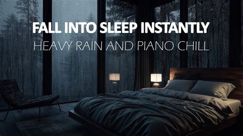 Healing Piano Music Relax And Sleep With Soft Melodies And Rain