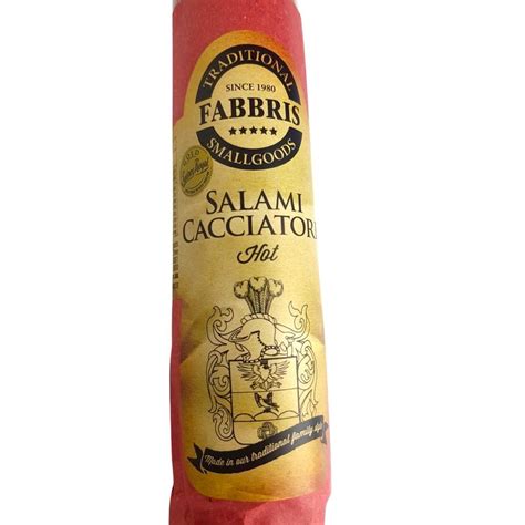 Biviano Direct Salami Cacciatore In Carte Paper HOT By Fabbris