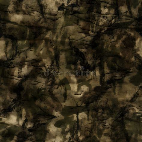 Dirty Camouflage Fabric Texture Stock Illustration Illustration Of