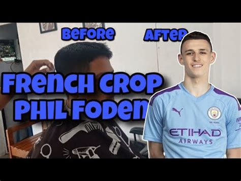 Model Rambut Pemain Bola French Crop Foden YouTube