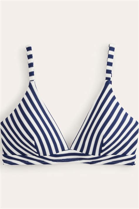 Buy Boden Blue Arezzo V Neck Bikini Top From The Next Uk Online Shop