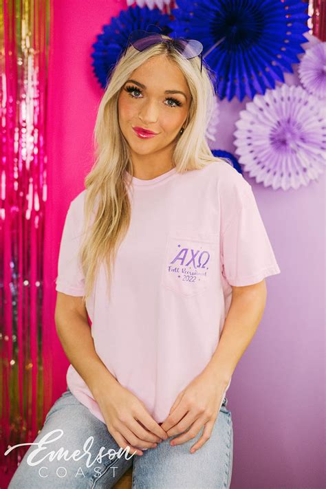 Alpha Chi Omega Life In The Dreamhouse Tee Emerson Coast
