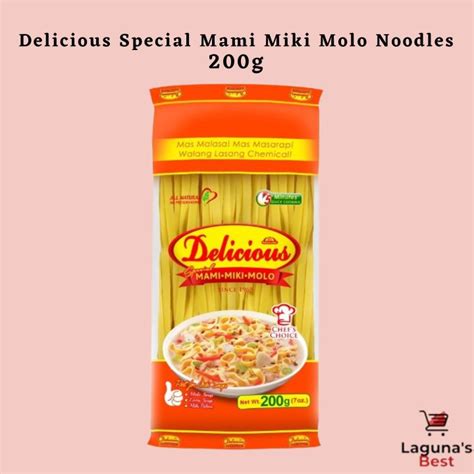 Delicious Special Mami Miki Molo Noodles 200g Lazada Ph