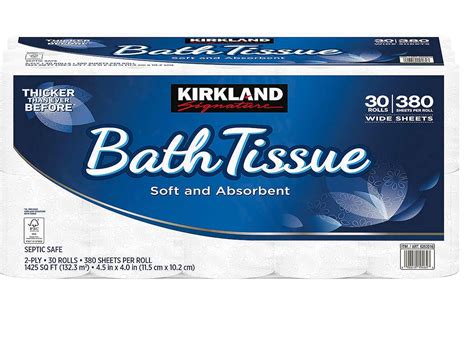 Kirkland Signature 2 Ply Bath Tissue 30 Rolls Amazon In Health