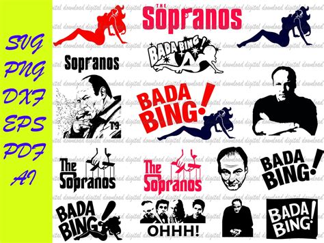 The Sopranos Bada Bing Svg Tony Svg Cricut Cut File Cut Etsy Ireland