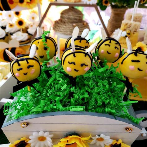 Bumble Bee And Sunflowers Baby Shower Party Ideas Photo 31 Of 44