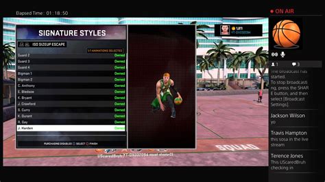 Nba 2k16 Mypark Ps4 Live Broadcast Youtube