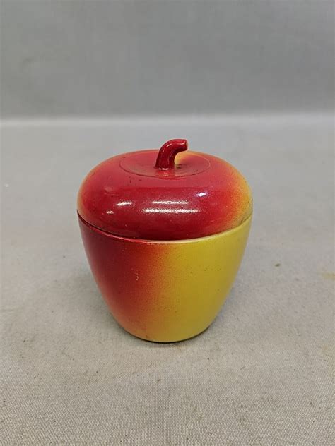 Vintage 1950s Hazel Atlas Milk Glass Apple Jelly Jar Ebay