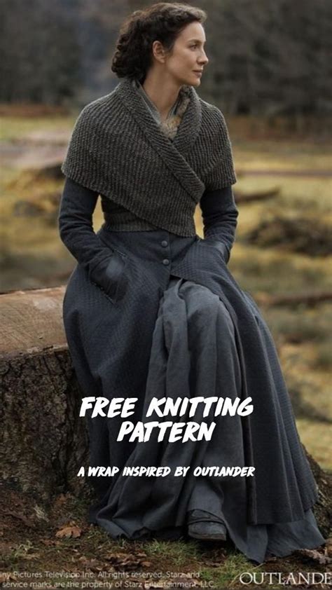 Free Knitting Pattern A Wrap Inspired By Claire Fraser From The Starz