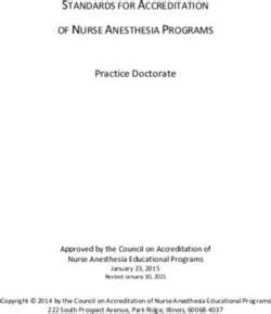 STANDARDS FOR ACCREDITATION OF NURSE ANESTHESIA PROGRAMS - Council on ...