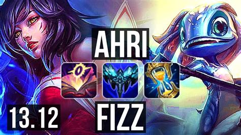 Ahri Vs Fizz Mid 49m Mastery 10211 300 Games Tr Master 13