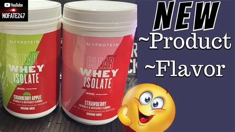 Newest Myprotein Flavors Clear Whey Isolate Review Supplement Review Youtube