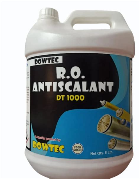 Dowtec DT 1000 RO Antiscalant Packaging Type Can Packaging Size 5