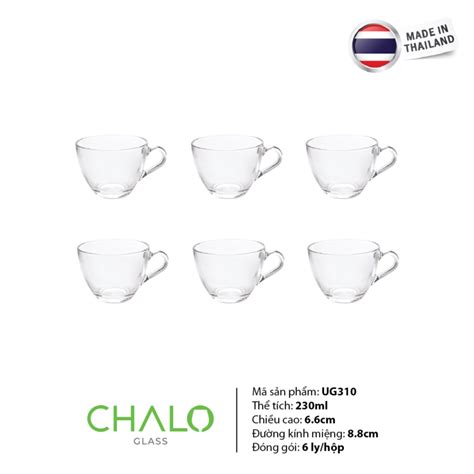 Tách Thủy Tinh Union Glass 230ml Ug310 Chalo Glass Ncc 1 Thị