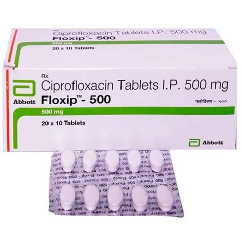 Ciprofloxacin Tablets Mg Floxip At Rs Box Ciprofloxacin