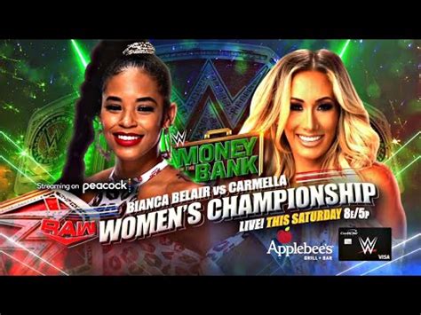 Bianca Belair Vs Carmella Raw Women S Championship Full Match WWE