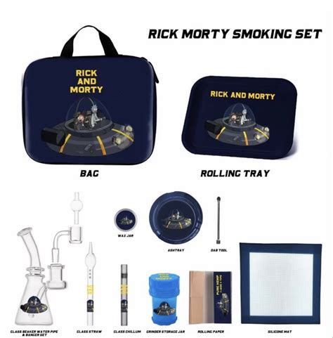 Rick And Morty Glass Smoking Kits Back In Stock Superior Pipes