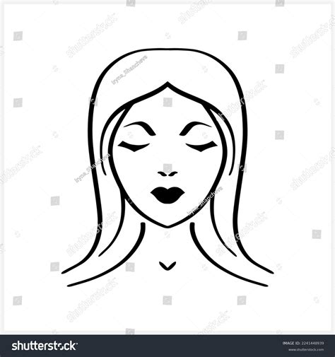 Doodle Face Clipart Hand Drawn Head Stock Vector Royalty Free