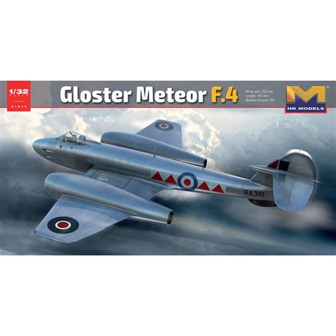 Hk Models Gloster Meteor F Hk E Model Plastic Kit