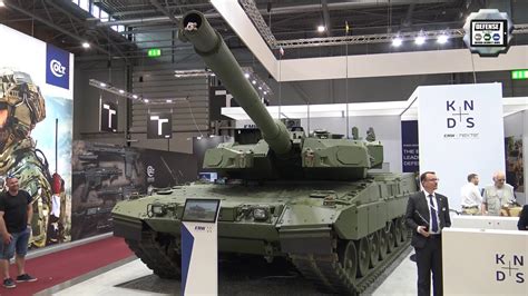 IDET 2023 Day 3 Defense Exhibition Brno Czech Republic Leopard 2A8 Tank