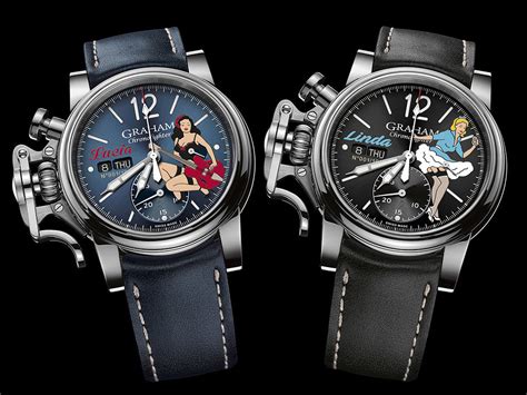 2018 年 Graham Chronofighter Vintage Nose Art Ltd 限量腕表 aBlogtoWatch