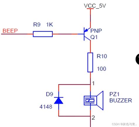 51单片机—蜂鸣器 51单片机蜂鸣器的工作原理 Csdn博客