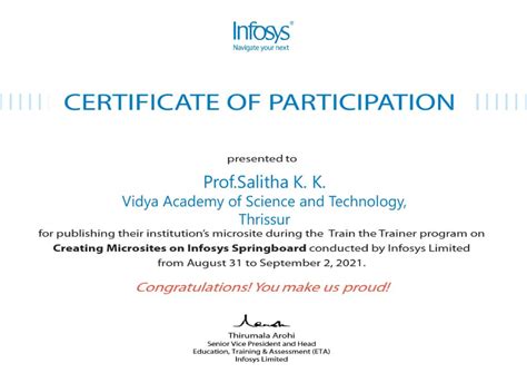 Vidya joins Springboard, a digital learning initiative from Infosys ...