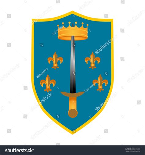 Classic Royal Emblem Badge Shield Vector Stock Vector Royalty Free