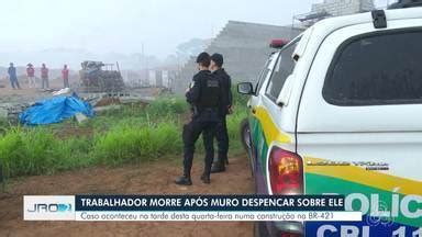 Assistir Jornal de Rondônia 2ª edição Ariquemes Trabalhador morre