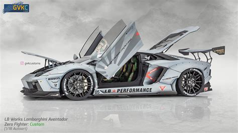 LB Works Zero Fighter Lambo Aventador (Custom) - DX Modelwerks Showcase ...