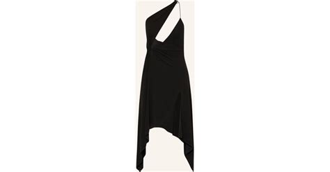 Coperni One Shoulder Kleid Mit Cut Outs In Schwarz Lyst De