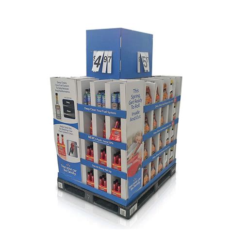 Custom Walmart Cardboard Pop Pallet Display Impact Display