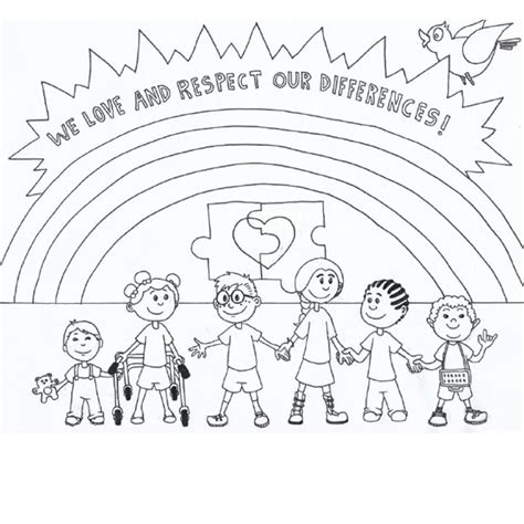 Inclusive Coloring Pages Coloring Pages