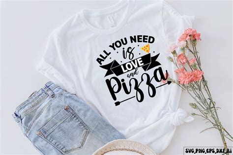 All You Need Is Love And Pizza Svg Graphic By Ls Creative Creative